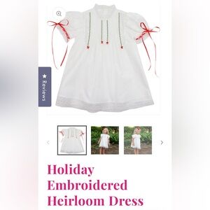 Cecil & Lou Girls Heirloom Holiday Dress 6